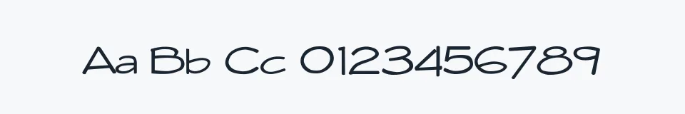 Rzeczywista próbka kroju Whitehall 1212 — Aa Bb Cc 0123456789