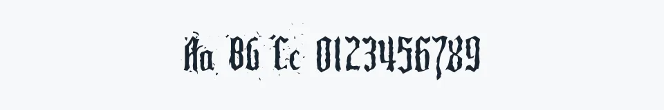 Rzeczywista próbka kroju Pillbox Opaque — Aa Bb Cc 0123456789