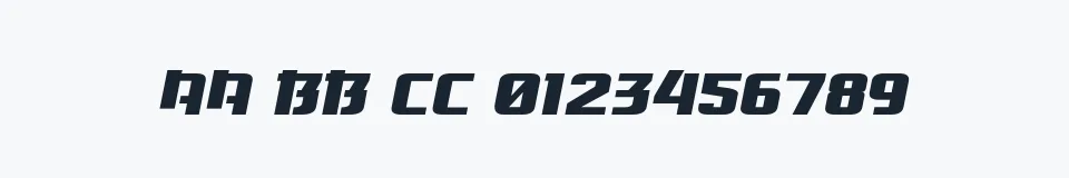 Rzeczywista próbka kroju Osaka-Sans Serif — Aa Bb Cc 0123456789