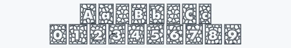 Rzeczywista próbka kroju Quintus LeadedGlass — Aa Bb Cc 0123456789