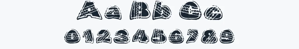 Rzeczywista próbka kroju OverRide DSG — Aa Bb Cc 0123456789