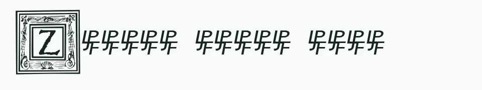 Rzeczywisty podgląd fontu QuaNauticale_Initials_No1 – Zażółć gęślą jaźń