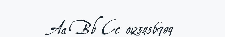 Rzeczywista próbka kroju AquilineTwo — Aa Bb Cc 0123456789