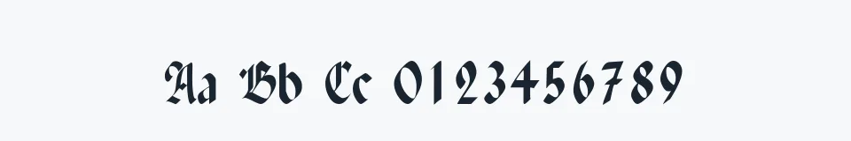 Rzeczywista próbka kroju Paganini-SemiBold — Aa Bb Cc 0123456789