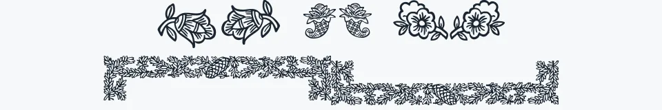 Rzeczywista próbka kroju DeutscherSchmuck — Aa Bb Cc 0123456789