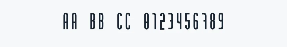 Rzeczywista próbka kroju Chingolo Pro — Aa Bb Cc 0123456789