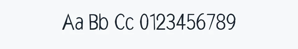 Rzeczywista próbka kroju MKAbelRough-random — Aa Bb Cc 0123456789