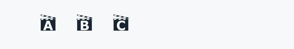 Rzeczywista próbka kroju movieboard — Aa Bb Cc 0123456789