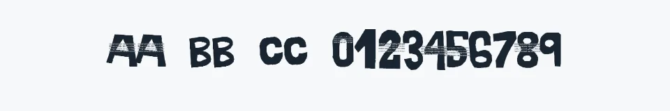Rzeczywista próbka kroju TETARIA DEMO VERSION — Aa Bb Cc 0123456789