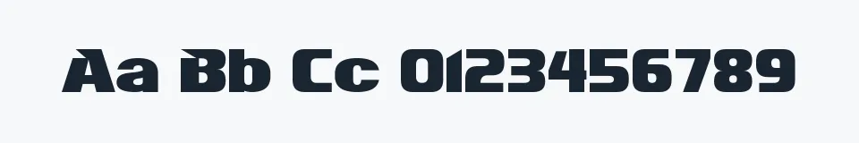 Podgląd czcionki Infinite Justice