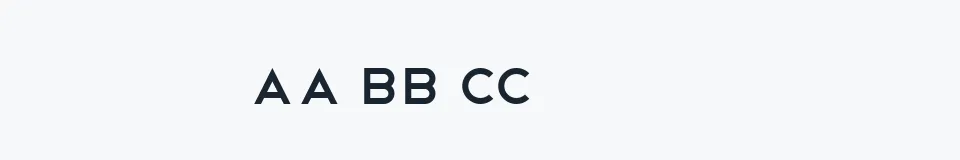 Rzeczywista próbka kroju Telegrafico — Aa Bb Cc 0123456789