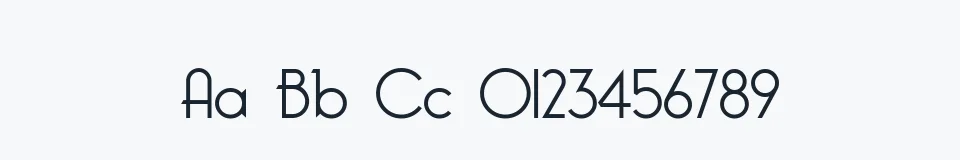 Podgląd czcionki Bellerose