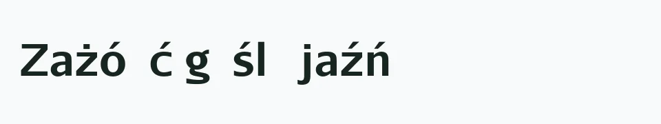 Rzeczywisty podgląd fontu Aurulent Sans – Zażółć gęślą jaźń