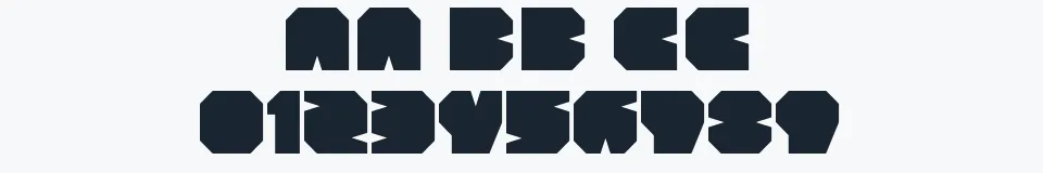 Rzeczywista próbka kroju BOODAS.DE | Subtract — Aa Bb Cc 0123456789