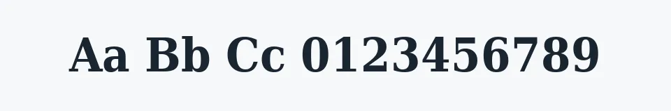 Rzeczywista próbka kroju DejaVu Serif Condensed — Aa Bb Cc 0123456789