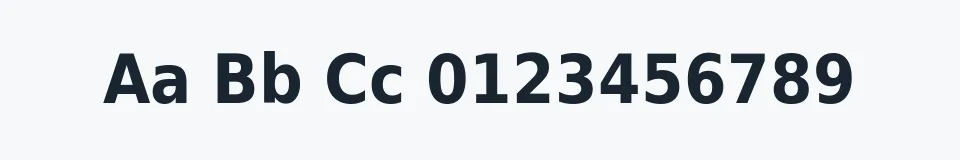 Rzeczywista próbka kroju DejaVu Sans Condensed — Aa Bb Cc 0123456789