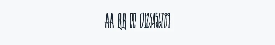 Rzeczywista próbka kroju WALLRIDER — Aa Bb Cc 0123456789