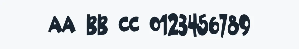 Rzeczywista próbka kroju Geek a byte — Aa Bb Cc 0123456789
