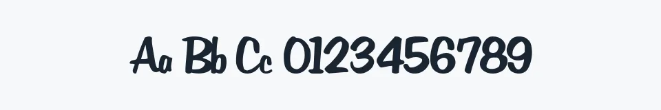 Rzeczywista próbka kroju EmPower42 — Aa Bb Cc 0123456789