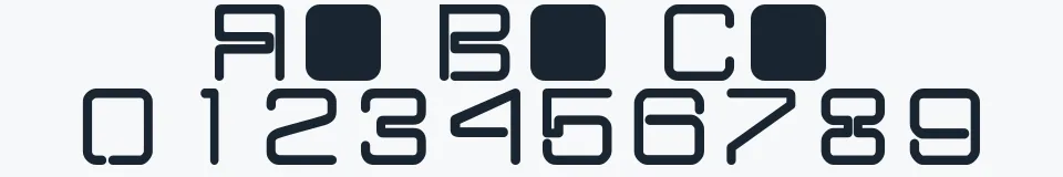 Rzeczywista próbka kroju ARIA — Aa Bb Cc 0123456789