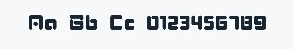 Podgląd czcionki Lein Future
