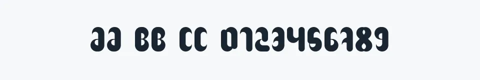 Rzeczywista próbka kroju Hitch — Aa Bb Cc 0123456789