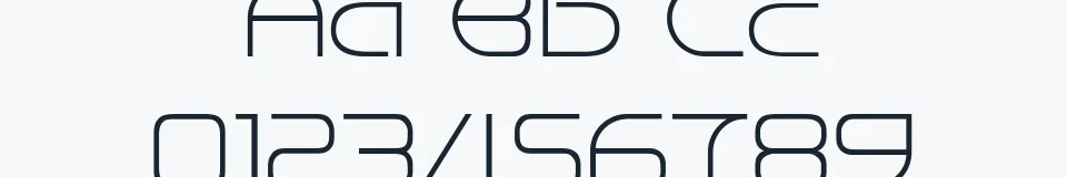 Rzeczywista próbka kroju We2000 — Aa Bb Cc 0123456789