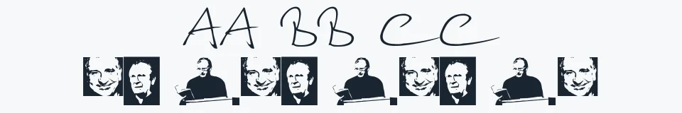Podgląd czcionki Douglas Adams Hand