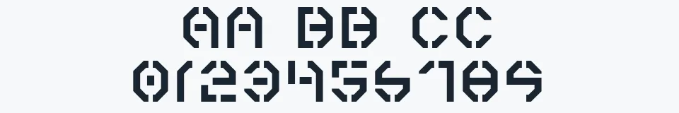 Rzeczywista próbka kroju Year 3000 Bold Italic Italic — Aa Bb Cc 0123456789