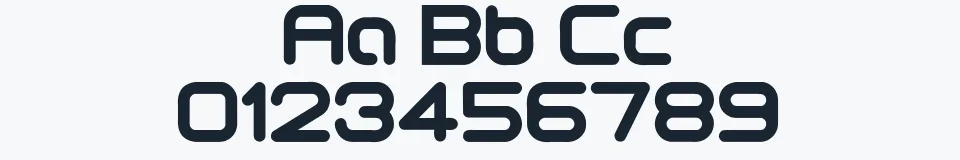 Rzeczywista próbka kroju motschcc — Aa Bb Cc 0123456789