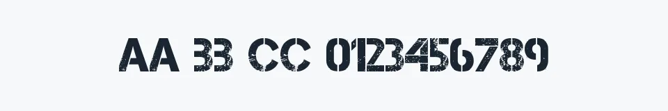 Rzeczywista próbka kroju Capture it — Aa Bb Cc 0123456789