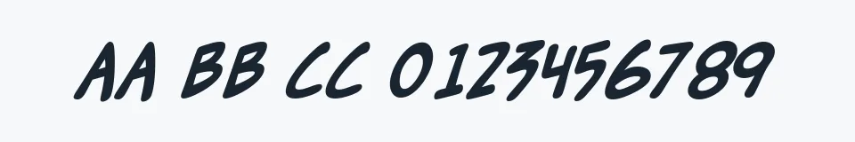 Rzeczywista próbka kroju Zud Juice — Aa Bb Cc 0123456789