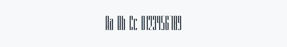 Rzeczywista próbka kroju zemiakovy salat CE — Aa Bb Cc 0123456789