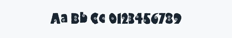 Rzeczywista próbka kroju HippoCritic — Aa Bb Cc 0123456789