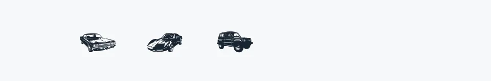 Rzeczywista próbka kroju DJ Autocar — Aa Bb Cc 0123456789
