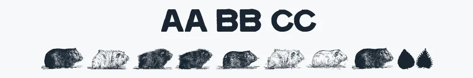 Rzeczywista próbka kroju cacavia01 — Aa Bb Cc 0123456789