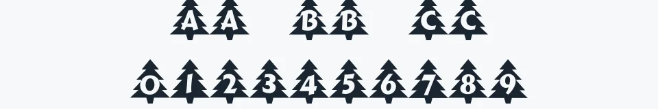 Rzeczywista próbka kroju Tanne — Aa Bb Cc 0123456789