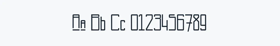 Rzeczywista próbka kroju Kashmir — Aa Bb Cc 0123456789