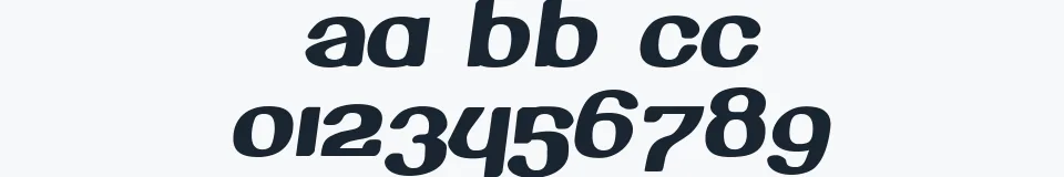Rzeczywista próbka kroju Beroga Fettig — Aa Bb Cc 0123456789