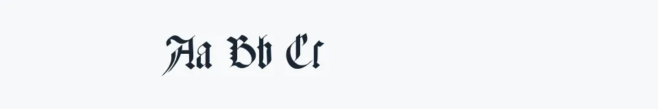 Rzeczywista próbka kroju Meyne Textur — Aa Bb Cc 0123456789