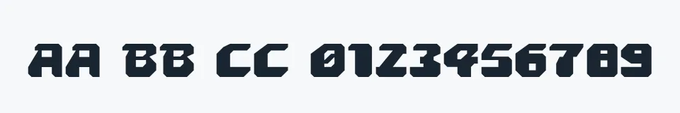 Rzeczywista próbka kroju Astropolis — Aa Bb Cc 0123456789