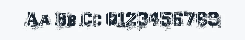 Rzeczywista próbka kroju Ascent 2 Stardom — Aa Bb Cc 0123456789