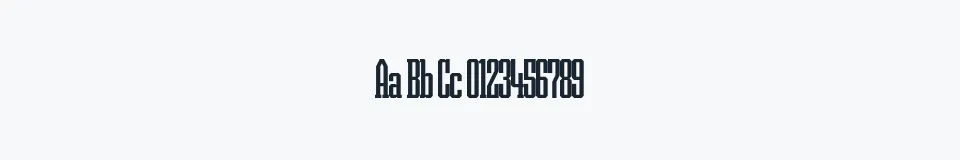 Rzeczywista próbka kroju Prometheus (Basic Set) — Aa Bb Cc 0123456789