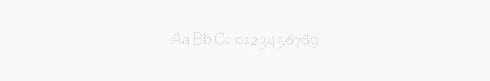 Rzeczywista próbka kroju Pullchain — Aa Bb Cc 0123456789
