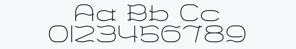 Rzeczywista próbka kroju Eurolayeee — Aa Bb Cc 0123456789