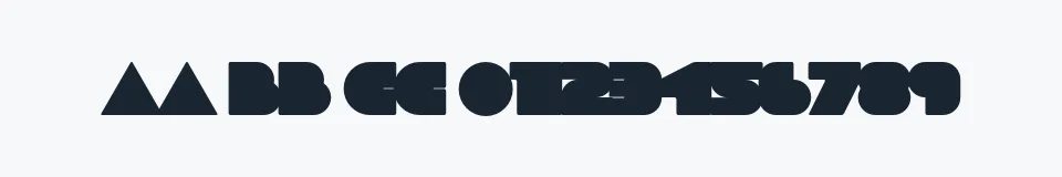 Rzeczywista próbka kroju MOO! — Aa Bb Cc 0123456789