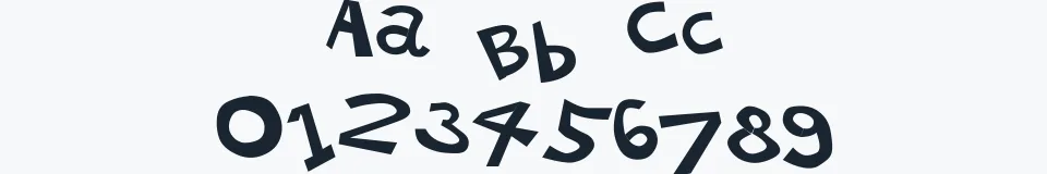 Rzeczywista próbka kroju 21 Kilobyte Salute — Aa Bb Cc 0123456789