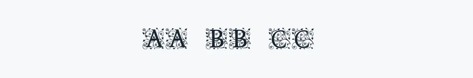 Rzeczywista próbka kroju Anabel — Aa Bb Cc 0123456789