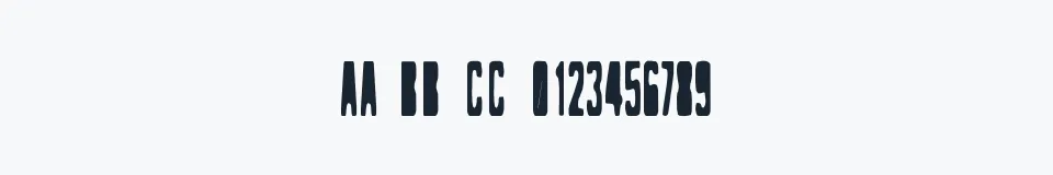 Rzeczywista próbka kroju Celofan — Aa Bb Cc 0123456789
