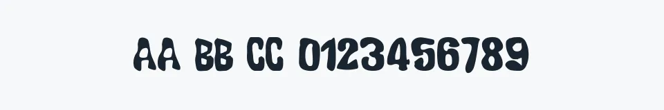 Rzeczywista próbka kroju Dziewiaty final — Aa Bb Cc 0123456789